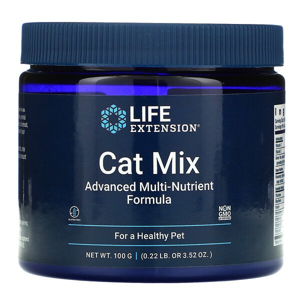 Life Extension, Cat Mix, Advanced Multi-Nutrient Formula, 3.52 oz (100 ...